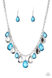 CLIQUE-bait Blue Paparazzi Necklace All Eyes On U