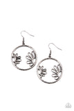Demurely Daisy Black Paparazzi Earrings All Eyes On U Jewelry Store