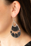 Samba Scene Black Paparazzi Earrings All Eyes On U Jewelry