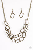 Seattle Scene Brass Paparazzi Necklace All Eyes On U