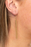 Quill Quest Gold Paparazzi Necklace All Eyes On U Jewelry 