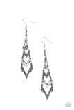 Electric Shimmer Black Paparazzi Earrings