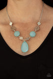 DEW What You Wanna DEW Blue Paparazzi Necklace All Eyes On U Jewelry 