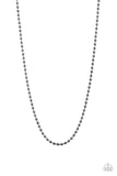 Cadet Casual Black Paparazzi Necklace All Eyes On U