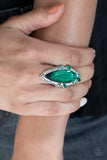 Sparkle Smitten Green Paparazzi Ring All Eyes On U