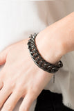 Bronx Bravado Black Paparazzi Bracelet All Eyes On U