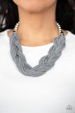 The Great Outback Silver Paparazzi Necklace