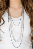Metro Metal Multicolor Paparazzi Necklace