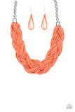 The Great Outback Orange Paparazzi Necklace