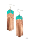 Desert Trails Blue Paparazzi Earrings All Eyes On U Jewelry 