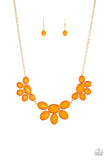 Flair Affair Orange Necklace - Paparrazi Accessories