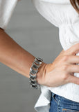 Moonlit Mesa Silver Paparazzi Bracelet All Eyes On U Jewelry 