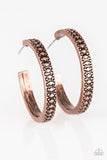 Playfully Peruvian Copper Paparazzi Earrings
