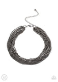 Catch You LAYER! Black Paparazzi Necklace All Eyes On U Jewelry 