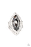 Jaw-Dropping Dazzle  Silver Paparazzi Ring All Eyes On U