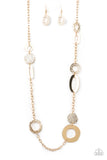Metro Scene Gold Paparazzi Necklace