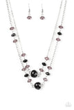 Gala Glow Black Paparazzi Necklace