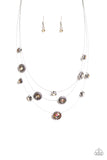 Sheer Thing Brown Topaz Paparazzi Necklace