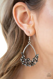 Crash Landing Silver Paparazzi Earrings