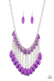 Venturous Vibes Purple Paparazzi Necklace