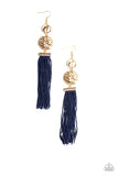 Lotus Garden Blue Paparazzi Earrings