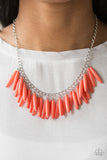 Full of Flavor Orange Paparazzi Necklace