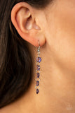 Trickle-Down Effect Purple Paparazzi Earrings All Eyes On U