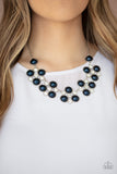 Night at the Symphony Blue Paparazzi Necklace All Eyes On U Jewelry 