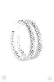 GLITZY By Association White Paparazzi Earrings All Eyes On U Jewelry 