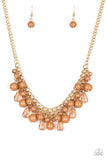 Tour de Trendsetter Brown Paparazzi Necklace All Eyes On U Jewelry 