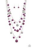 Partygoer Purple Paparazzi Necklace All Eyes On U
