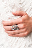 Musical Motif Silver Paparazzi Ring All Eyes On U
