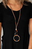 Rural Renovation Orange Paparazzi Necklace All Eyes On U Jewelry 