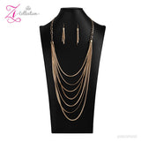 Commanding Zi Collection Gold Paparazzi Necklace All Eyes On U Jewelry