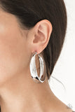 Gypsy Goal Silver Paparazzi Earrings