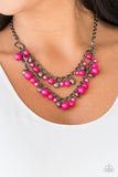 Watch Me Now Pink Paparazzi Necklace All Eyes On U Jewelry 