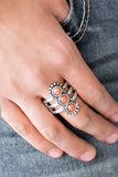 Rio Trio Orange Paparazzi Ring All Eyes On U Jewelry Store 
