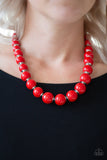 Everyday Eye Candy Red Paparazzi Necklace All Eyes On U