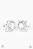 Just In Timeless White Paparazzi Earrings
